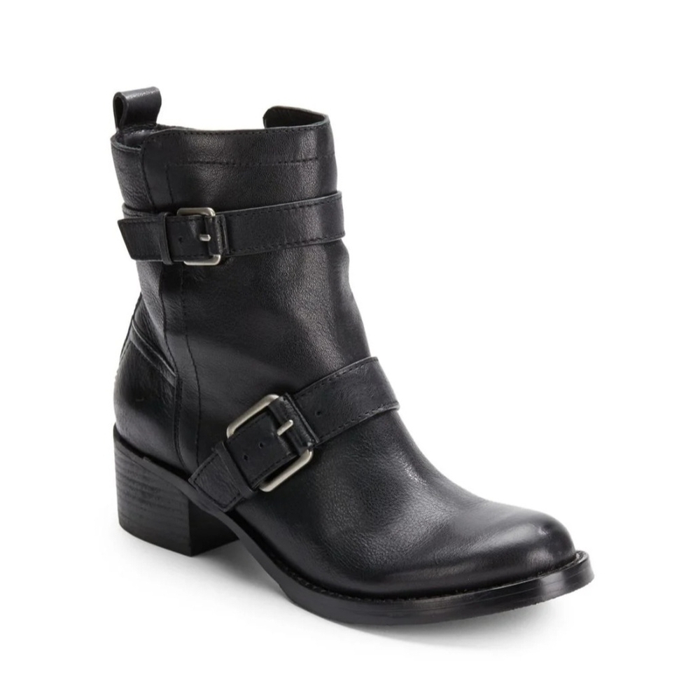 Lucky Brand Black Moto Boots